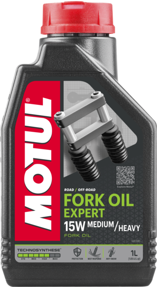 MOTUL Fork Oil Expert medium/heavy 15W 1L Villaolaj