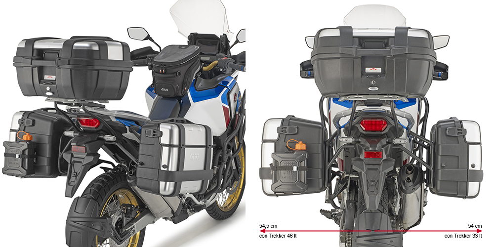 oldaldoboz tartó konzol PLO1178MK Africa Twin 1100 20-21 CRF1100L 19-20 GIVI