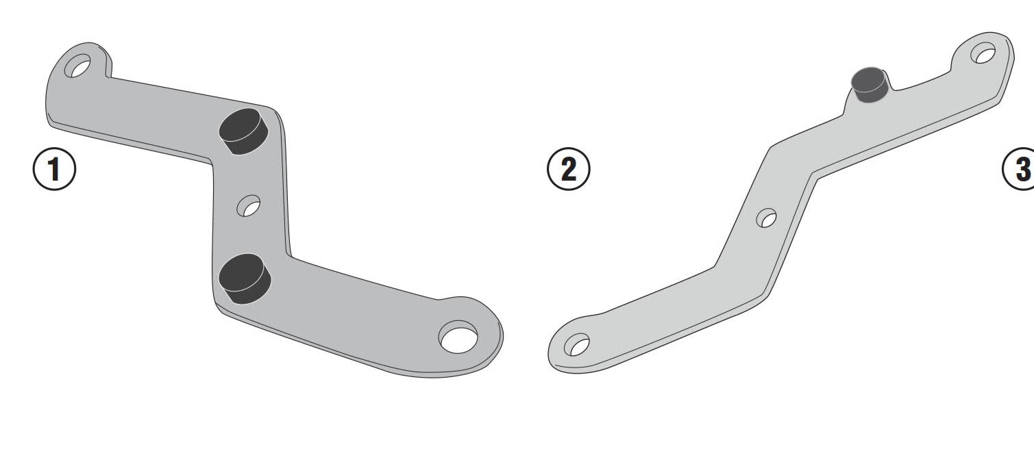 SLD1176KIT konzol Bukógombához SLD01.. CB 500F 19-20 GIVI